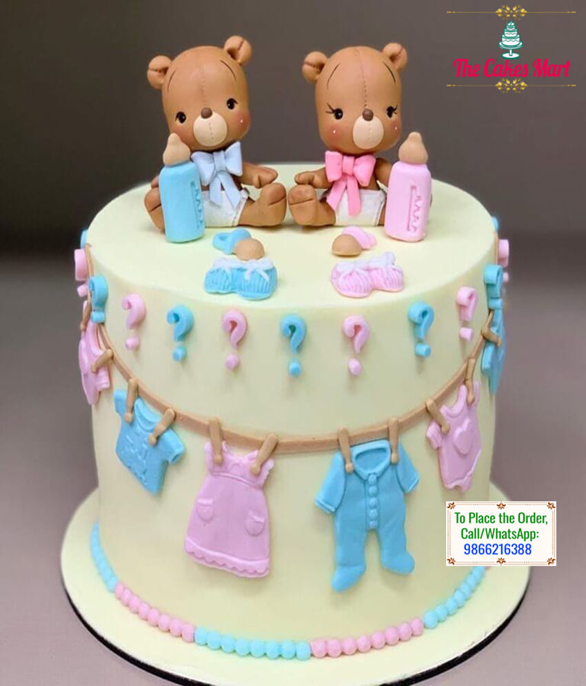 Baby Shower Theme Cake 02