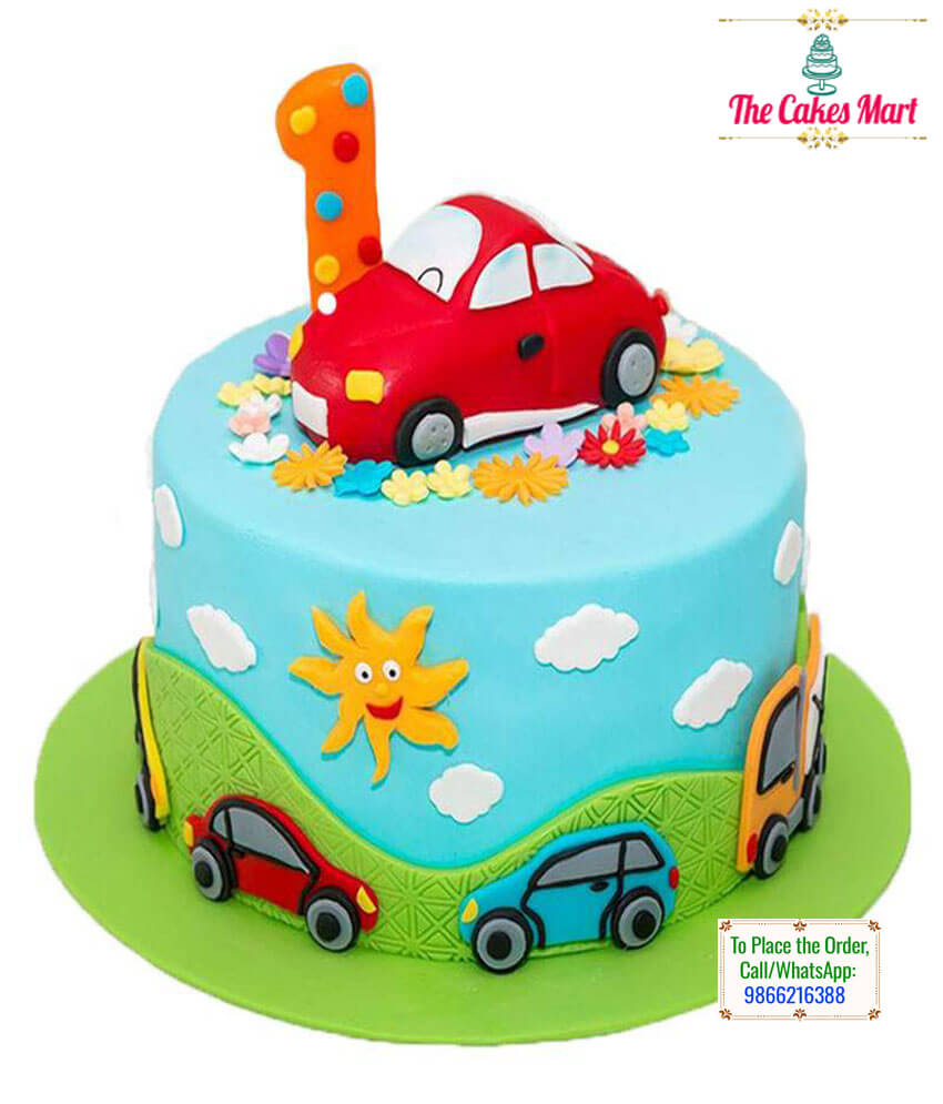 Car Theme Cake 01