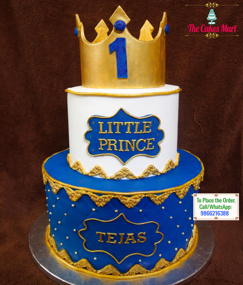 2 Tier Prince Theme Cake 01