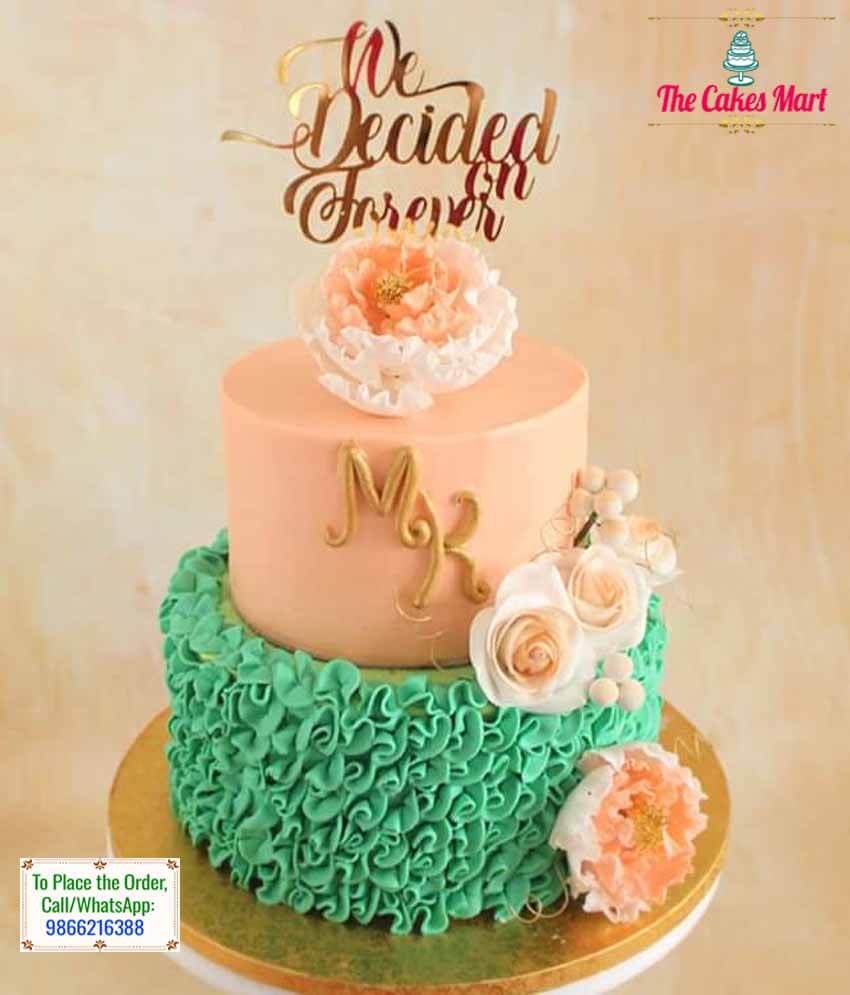 2 Tier Wedding Cake 01