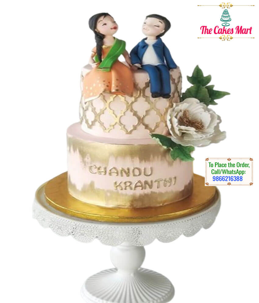 2 Tier Wedding Cake 02