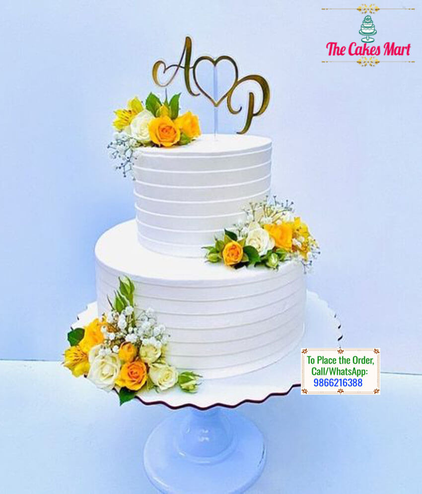 2 Tier Wedding Cake 03