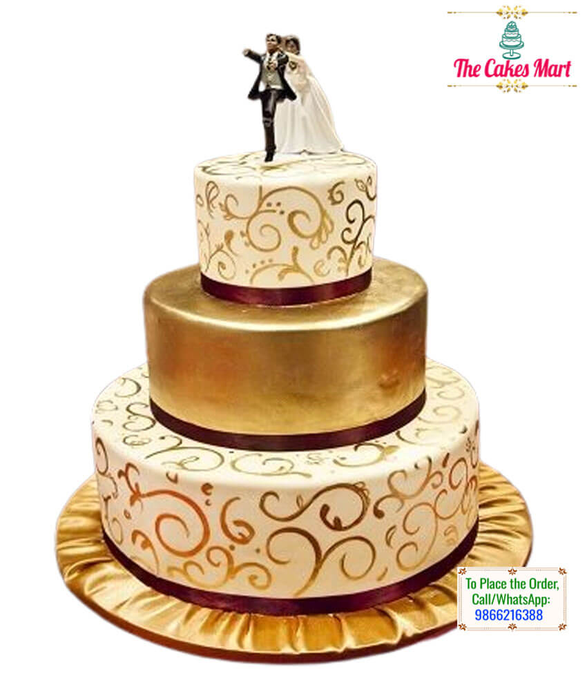 3 Tier Wedding Cake 01
