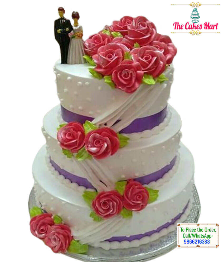 3 Tier Wedding Cake 02