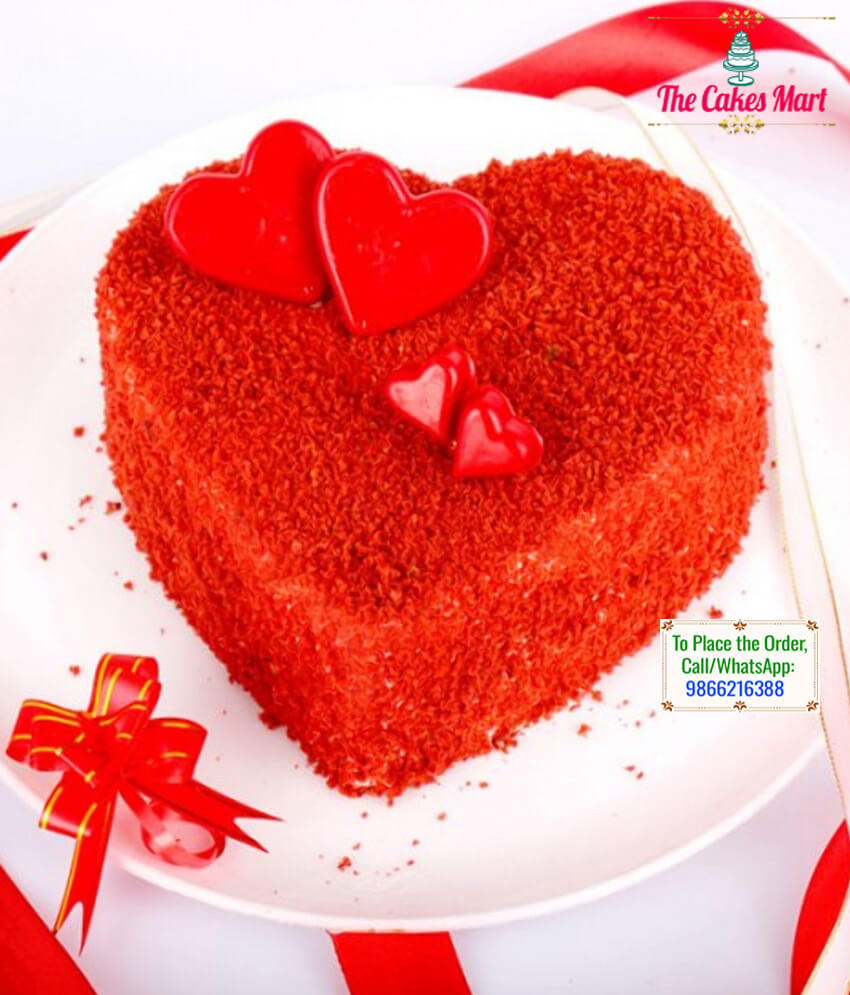 Heart Shaped Red Velvet Cake 02