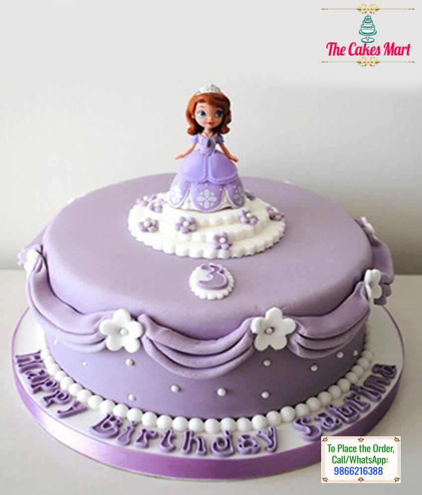 Sofia Princess Theme Cake